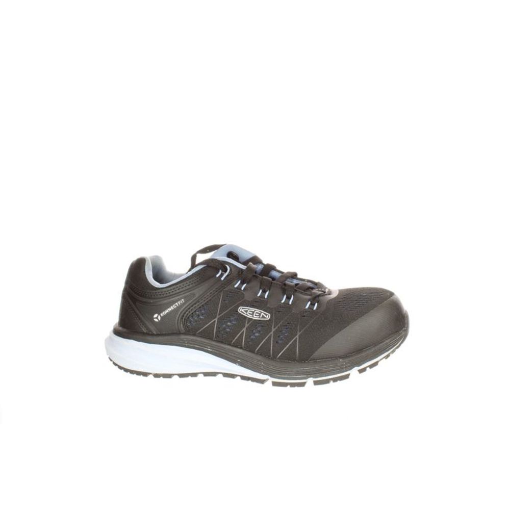 KEEN Womens Black Safety Shoes Size 8 Medium (B, M)